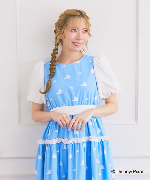 Areeam ディズニー トイストーリー クラウド柄ワンピース セール】トイストーリー / クラウド柄ワンピース（ワンピース