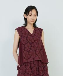 【美品】ADIEU TRISTESSE アデュートリステス　2wayベスト 2WAY】ウールナイロンブークレーベスト｜BIGI online store