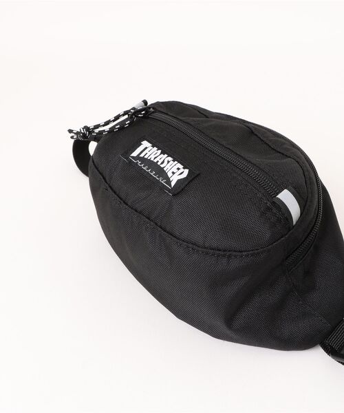 THRASHER(スラッシャー)の「【THRASHER/スラッシャー】Waist Bag 撥水加工 ブランドロゴ ウエストバッグ ボディバッグ(ボディバッグ/ウエストポーチ・メンズ・ブラック/ブラック系その他/ブラック×ホワイト・FREE)」の7枚目の写真