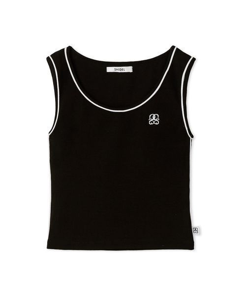 パイピングディテールノースリタンク（タンクトップ）｜SNIDEL