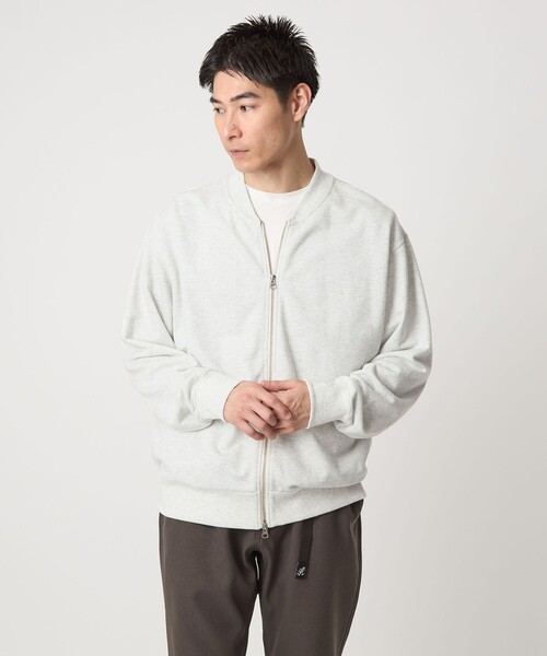 セール】【別注】＜Champion＞スウェット ジップ リブ ブルゾン