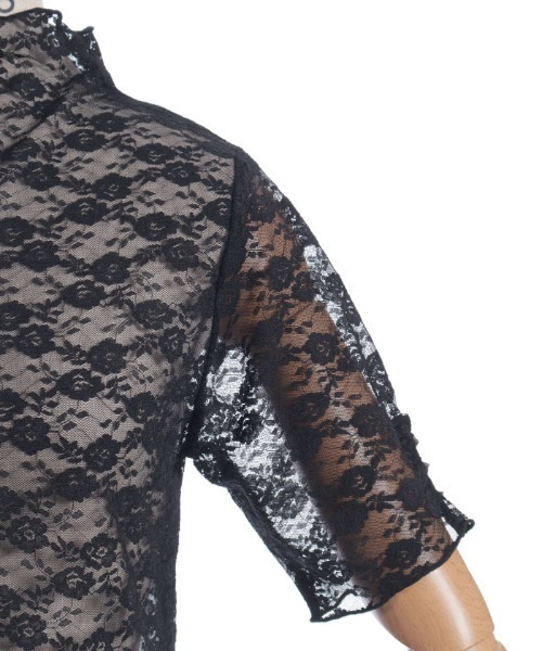 axes femme(アクシーズファム)の「ローズ付レーストップス(Tシャツ/カットソー・レディース・ブラック/ピンク/ホワイト・FREE)」の17枚目の写真