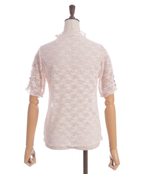 axes femme(アクシーズファム)の「ローズ付レーストップス(Tシャツ/カットソー・レディース・ブラック/ピンク/ホワイト・FREE)」の20枚目の写真