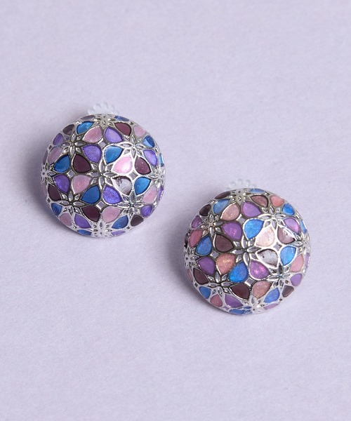 Zoule（ゾーラ）の「Zoule ゾーラ：MOROCCAN　モロッカンシリーズ　kaleido　ピアス（ピアス（両耳用）・レディース・シルバー/ゴールド・FREE）」の4枚目の写真