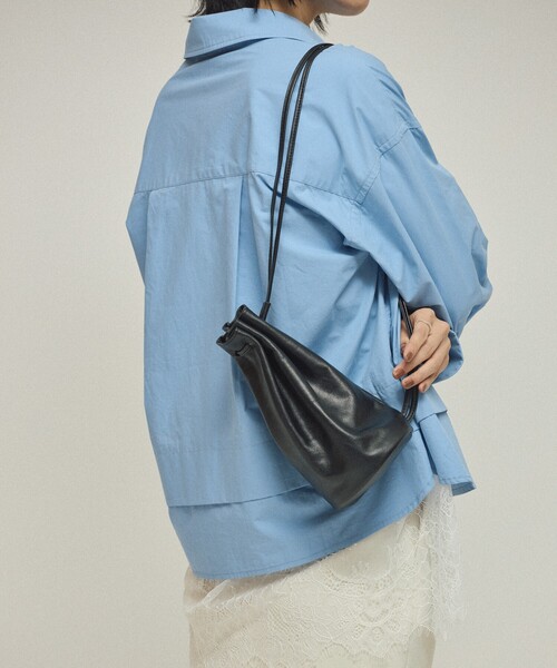 Firsthand/ファーストハンド レザーキンチャクショルダーバッグ