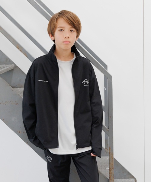 GLOBAL WORK（グローバルワーク）の「スゴラクストレッチブルゾン/575627（ブルゾン・キッズ・チャコールグレー/ブラック・160cm/140cm/130cm/150cm）」の6枚目の写真