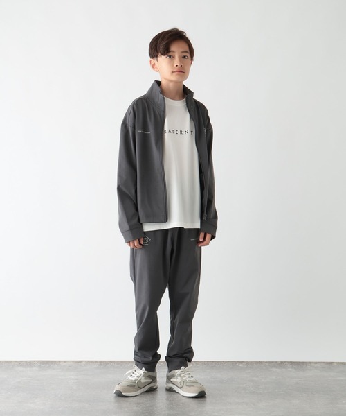 GLOBAL WORK（グローバルワーク）の「スゴラクストレッチブルゾン/575627（ブルゾン・キッズ・チャコールグレー/ブラック・160cm/140cm/130cm/150cm）」の9枚目の写真