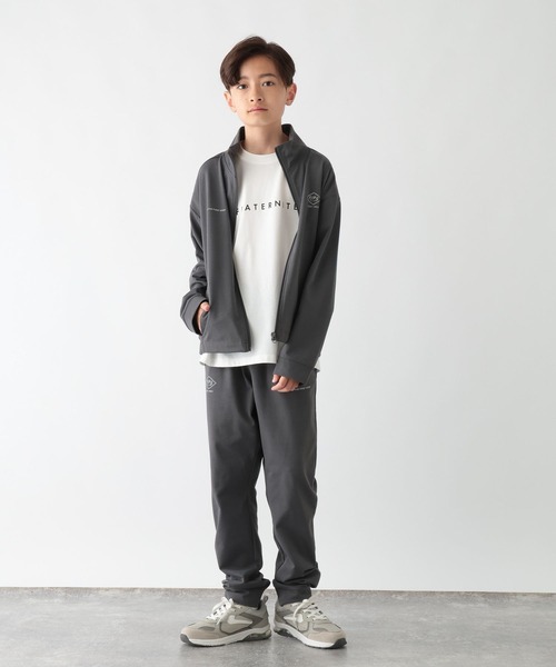 GLOBAL WORK（グローバルワーク）の「スゴラクストレッチブルゾン/575627（ブルゾン・キッズ・チャコールグレー/ブラック・160cm/140cm/130cm/150cm）」の13枚目の写真