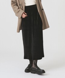 Ray BEAMS | プリーツ ベロア タイト スカート(スカート)