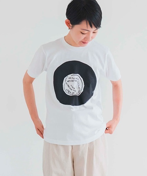 DO Original(ドー オリジナル)の「レコードTシャツ レディース(Tシャツ/カットソー・レディース・ホワイト・X-SMALL)」の1枚目の写真