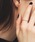 les bonbon�i���{���{���j�́u�yles bonbon�zK18 calmness S ring/�J�[���l�X S �����O�i�����O�j�v�b�C�G���[�S�[���h