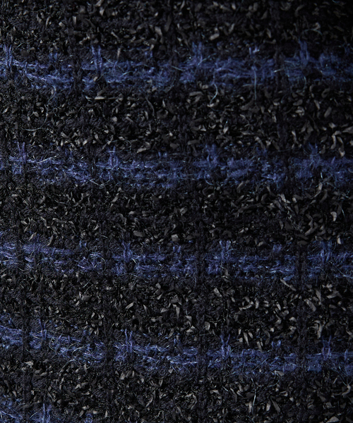 DESIGNWORKS（デザインワークス）の「ニットツイード イージージャケット（テーラードジャケット・メンズ・ネイビー/ブラック・46/48/50）」の6枚目の写真