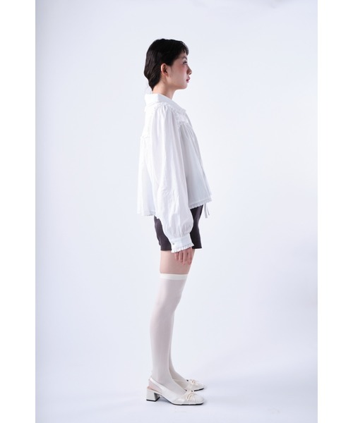 Smyeon(スミョン)の「Frill cotton blouse/フリルコットンブラウス(シャツ/ブラウス・レディース・ホワイト・FREE)」の10枚目の写真