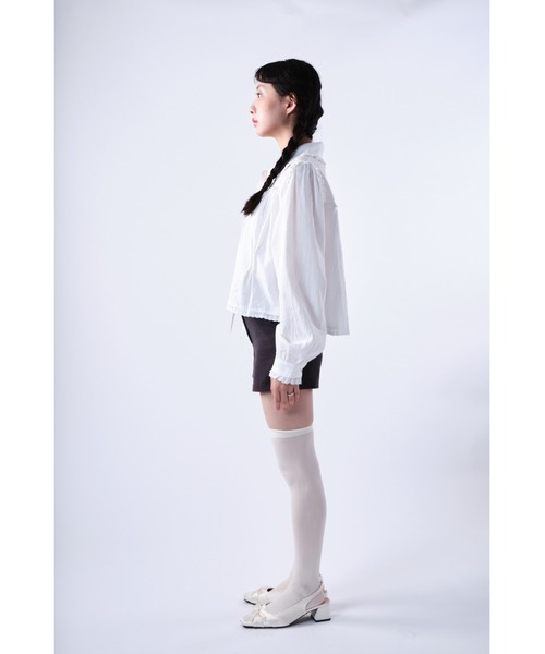 Smyeon(スミョン)の「Frill cotton blouse/フリルコットンブラウス(シャツ/ブラウス・レディース・ホワイト・FREE)」の11枚目の写真