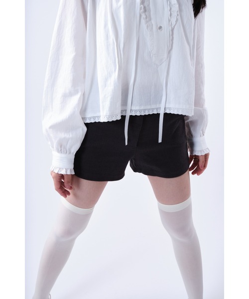 Frill cotton blouse/フリルコットンブラウス（シャツ/ブラウス