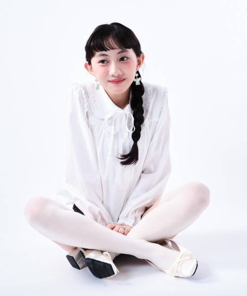 Smyeon(スミョン)の「Frill cotton blouse/フリルコットンブラウス(シャツ/ブラウス・レディース・ホワイト・FREE)」の14枚目の写真