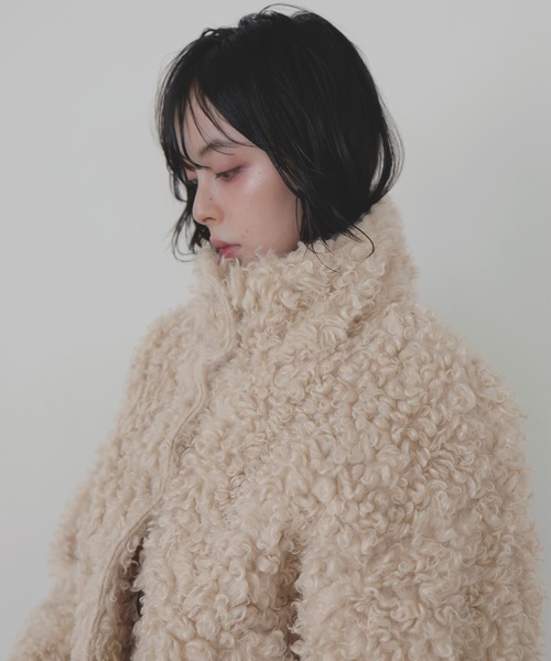 LIAN（リアン）の「プードルファーブルゾン（ブルゾン・レディース・ブラウン/ベージュ/アイボリー/ブラック・FREE）」の14枚目の写真