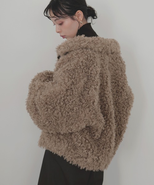 LIAN プードルファーブルゾン LIAN（リアン） ブルゾン アウター プードルファーブルゾン レディース