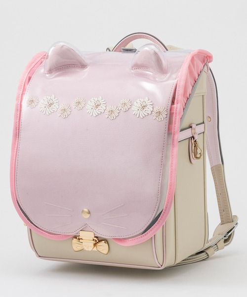 PAUL&JOE（ポールアンドジョー）の「PAUL & JOE(ポール & ジョー)クリザンテームチャトン専用クリアランドセルカバー（ランドセル・メンズ・ミント/ピンク/ライトグレー/ホワイト・ONE SIZE）」の11枚目の写真