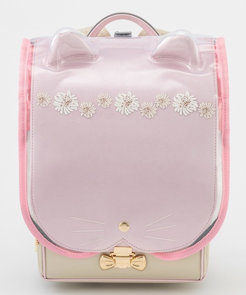 PAUL&JOE（ポールアンドジョー）の「PAUL & JOE(ポール & ジョー)クリザンテームチャトン専用クリアランドセルカバー（ランドセル・メンズ・ミント/ピンク/ライトグレー/ホワイト・ONE SIZE）」の12枚目の写真