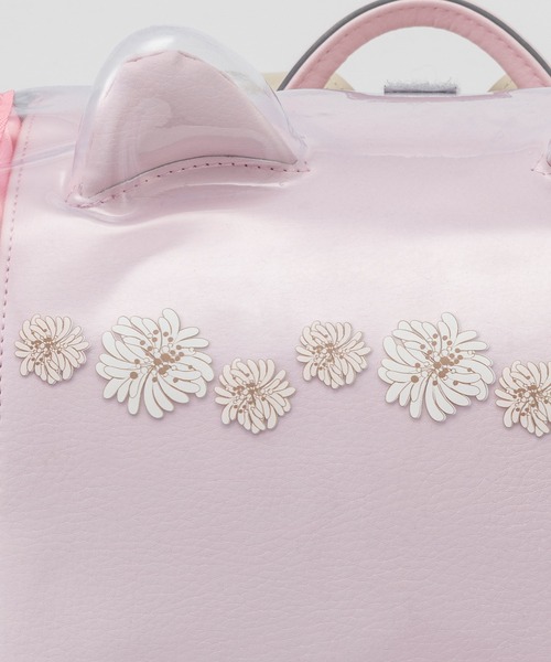 PAUL&JOE（ポールアンドジョー）の「PAUL & JOE(ポール & ジョー)クリザンテームチャトン専用クリアランドセルカバー（ランドセル・メンズ・ミント/ピンク/ライトグレー/ホワイト・ONE SIZE）」の5枚目の写真