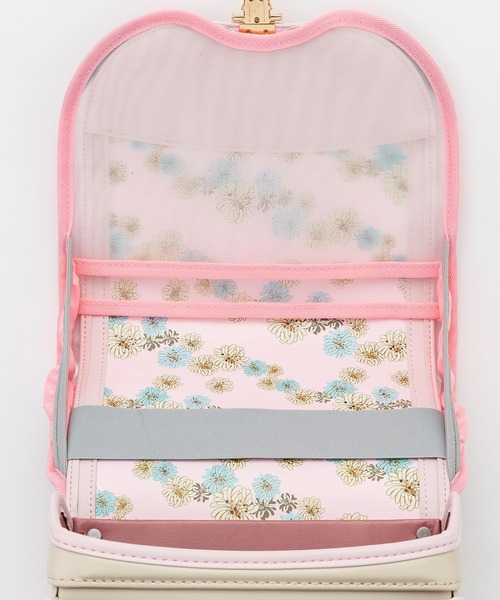 PAUL&JOE（ポールアンドジョー）の「PAUL & JOE(ポール & ジョー)クリザンテームチャトン専用クリアランドセルカバー（ランドセル・メンズ・ミント/ピンク/ライトグレー/ホワイト・ONE SIZE）」の6枚目の写真