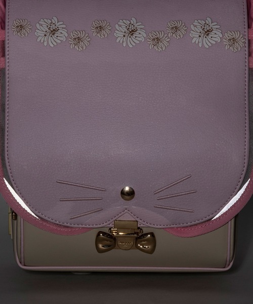 PAUL&JOE（ポールアンドジョー）の「PAUL & JOE(ポール & ジョー)クリザンテームチャトン専用クリアランドセルカバー（ランドセル・メンズ・ミント/ピンク/ライトグレー/ホワイト・ONE SIZE）」の8枚目の写真