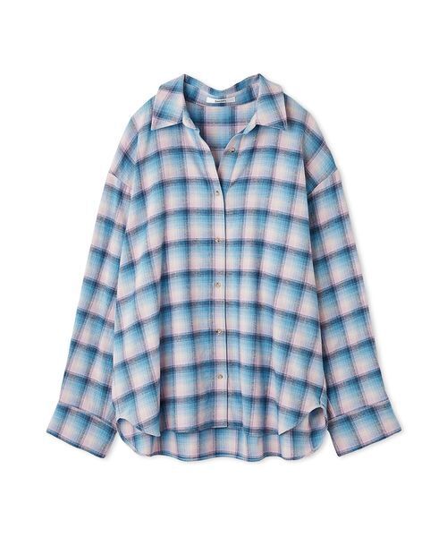 SNIDEL（スナイデル）の「オーバーサイズネルシャツ（シャツ/ブラウス・レディース・ブラック/ベージュ/ブルー・F）」の16枚目の写真