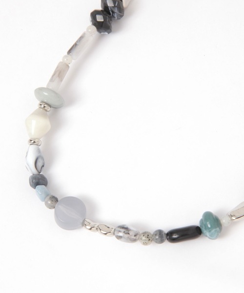 niko and...（ニコアンド）の「ランダムビーズネックレス（ネックレス・レディース・ブラウン/グレー・0）」の3枚目の写真