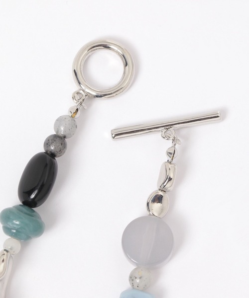 niko and...（ニコアンド）の「ランダムビーズネックレス（ネックレス・レディース・ブラウン/グレー・0）」の4枚目の写真