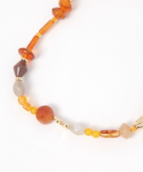 niko and...（ニコアンド）の「ランダムビーズネックレス（ネックレス・レディース・ブラウン/グレー・0）」の5枚目の写真