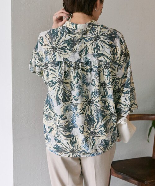 花柄/マルチ柄シャツ【SUM1 STYLE（スミ スタイル)】 花柄/マルチ柄シャツ【SUM1 STYLE（スミ スタイル)】 レディース