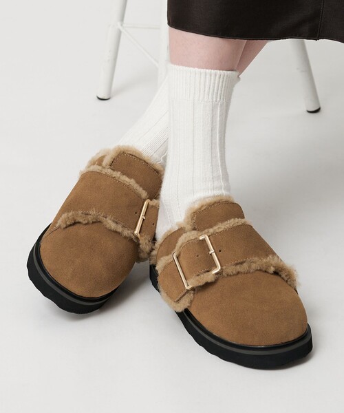 MOHI... モヒ　38 24cm サンダル　スエード　ブラウン　茶色 MOHI モヒ 38 24cm サンダル スエード ブラウン 茶色