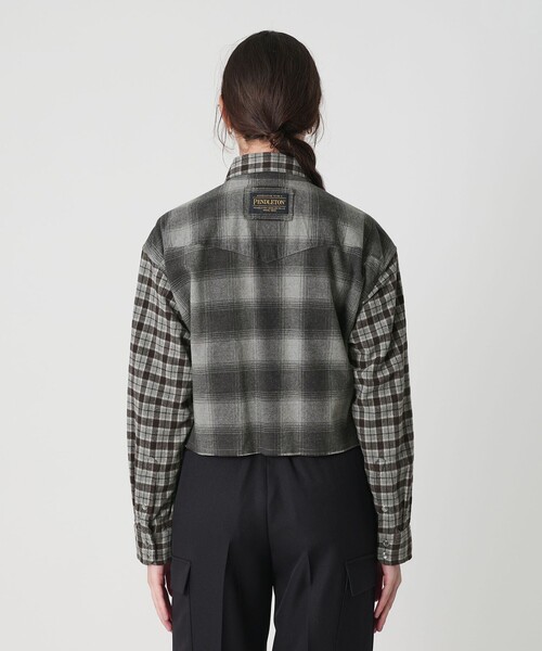 PENDLETON（ペンドルトン）の「＜PENDLETON×JANE SMITH×BEAUTY&YOUTH＞チェック シャツ（シャツ/ブラウス・レディース・グレー系/ベージュ・FREE）」の12枚目の写真