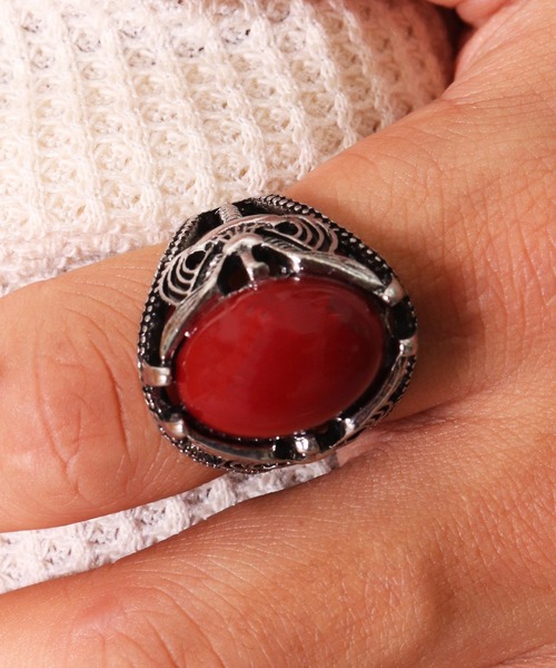 BAYBLO（ベイブロ）の「(JO)韓国製 デザイン リング/指輪（リング・メンズ・シルバー系1/シルバー系2/シルバー系3/シルバー系4/シルバー系6/シルバー系7/シルバー系8・13号/17号/19号/14号/21号/20号）」の5枚目の写真