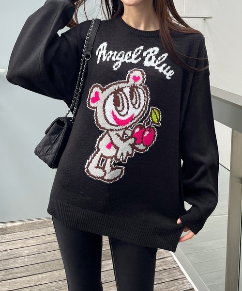 セール】ANGEL BLUEジャガードニット（ニット/セーター）｜GLAMOROUS