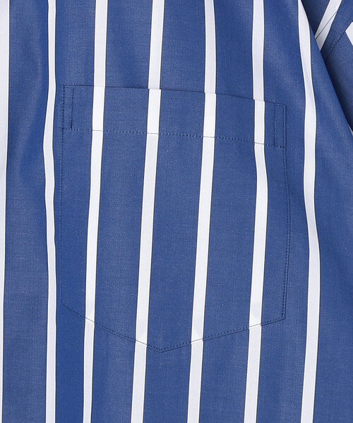 TICCA（ティッカ）の「TICCA | コットン スタンドスクエアシャツ STRIPE UNISEX（シャツ/ブラウス・レディース・ブルー系その他・F）」の15枚目の写真