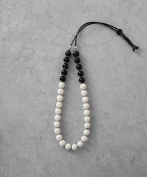 PR01.（ピーアールワン）の「SENTI WOOD BEADS JYUZU NECKLACE（ネックレス）」