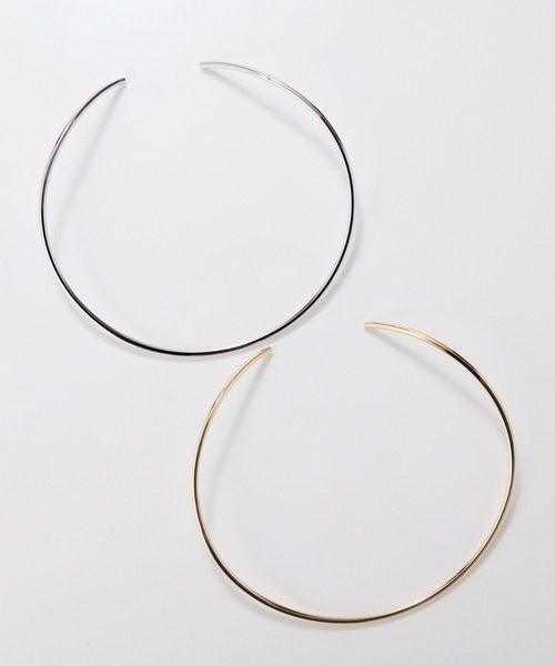 Phoebe（フィービィー）の「ルーセントラインチョーカー/ネックレス/ネックカフ/40cm（チョーカー・レディース・シルバー/イエローゴールド・FREE）」の12枚目の写真