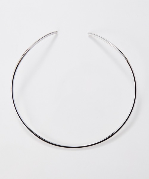 Phoebe（フィービィー）の「ルーセントラインチョーカー/ネックレス/ネックカフ/40cm（チョーカー・レディース・シルバー/イエローゴールド・FREE）」の9枚目の写真