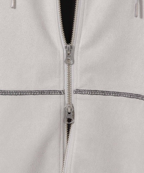 LAKOLE（ラコレ）の「※ステッチスエードZIPパーカー / 587065（パーカー・メンズ・チャコール/ライトグレー/ブルー・MEDIUM/LARGE）」の19枚目の写真