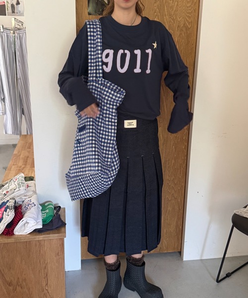 NO.9011☆gull long tee（Tシャツ/カットソー）｜common gull products