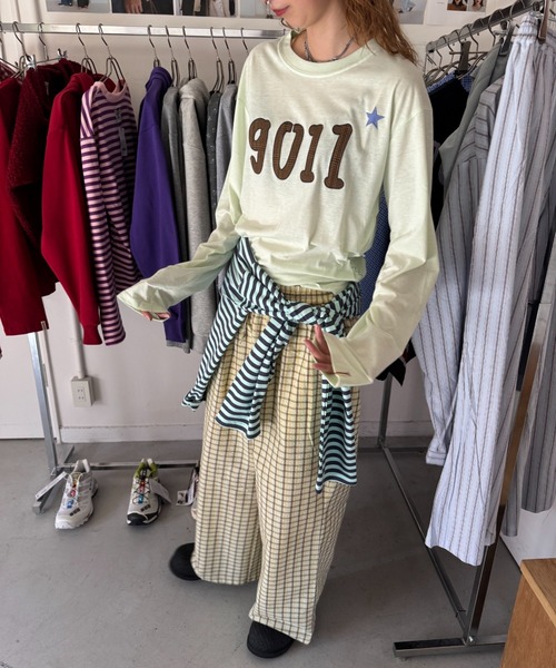 NO.9011☆gull long tee（Tシャツ/カットソー）｜common gull products