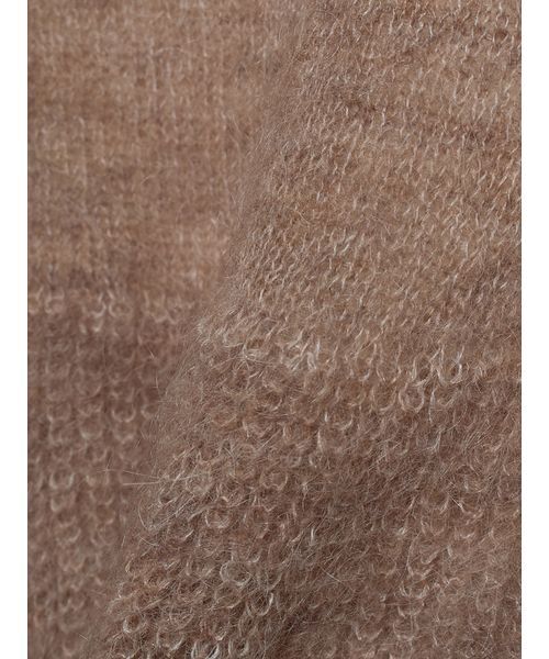 Mila Owen(ミラオーウェン)の「モヘア混タックスリーブペプラムニットプルオーバー(ニット/セーター・レディース・イエロー/モカ/アイボリー・0/1)」の10枚目の写真