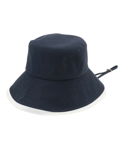 TOCCA(トッカ)の「TRIM RIBBON BUCKET HAT コットン バケットハット(ハット・レディース・ベージュ系/ネイビー系/ブラック系・F)」の19枚目の写真
