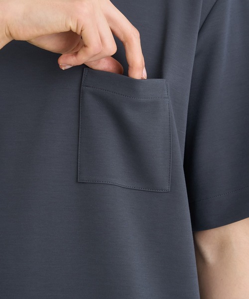IRENISA(イレニサ)の「【irenisa/イレニサ】別注 RIB SHORT-SLEEVED POCKET T-SHIRT(Tシャツ/カットソー・メンズ・ホワイト/ブラック/グリーン・3/4)」の16枚目の写真