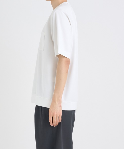 IRENISA(イレニサ)の「【irenisa/イレニサ】別注 RIB SHORT-SLEEVED POCKET T-SHIRT(Tシャツ/カットソー・メンズ・ホワイト/ブラック/グリーン・3/4)」の12枚目の写真