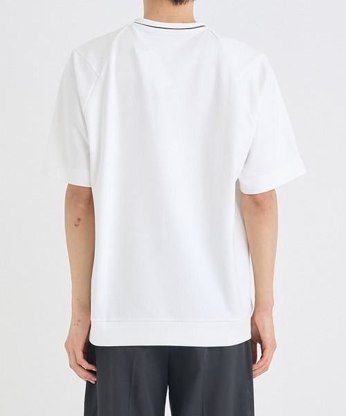 IRENISA(イレニサ)の「【irenisa/イレニサ】別注 RIB SHORT-SLEEVED POCKET T-SHIRT(Tシャツ/カットソー・メンズ・ホワイト/ブラック/グリーン・3/4)」の11枚目の写真