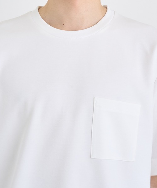 IRENISA(イレニサ)の「【irenisa/イレニサ】別注 RIB SHORT-SLEEVED POCKET T-SHIRT(Tシャツ/カットソー・メンズ・ホワイト/ブラック/グリーン・3/4)」の10枚目の写真