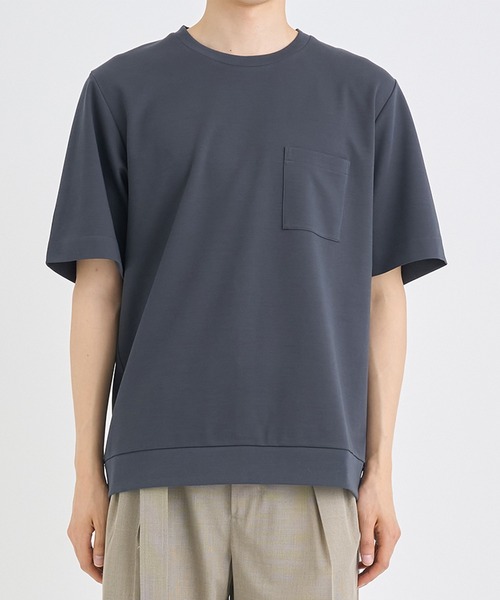 IRENISA(イレニサ)の「【irenisa/イレニサ】別注 RIB SHORT-SLEEVED POCKET T-SHIRT(Tシャツ/カットソー・メンズ・ホワイト/ブラック/グリーン・3/4)」の22枚目の写真